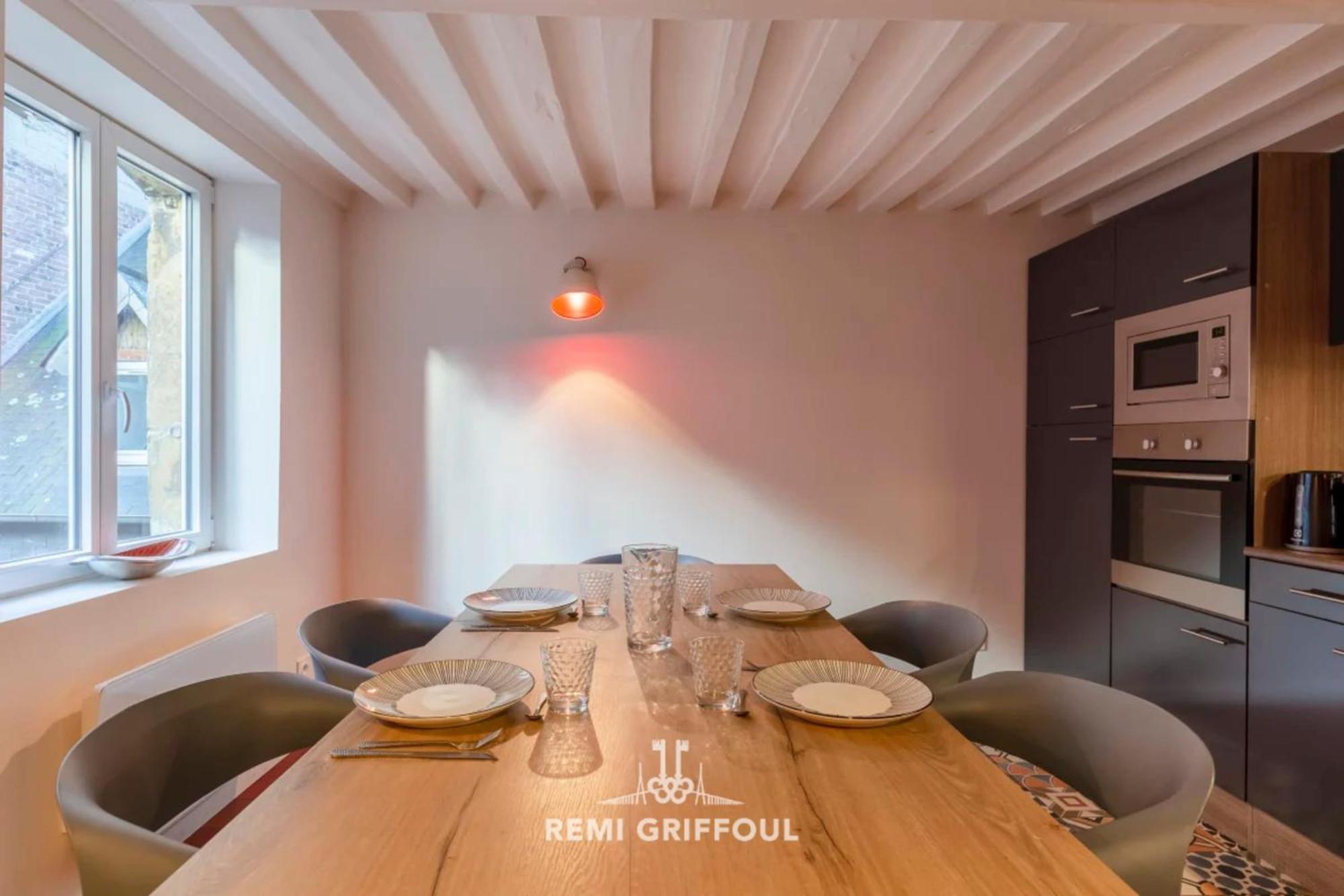 Le Reve D'Alice Charming Duplex 80 M 4 People Heart Of Honfleur Apartment ภายนอก รูปภาพ